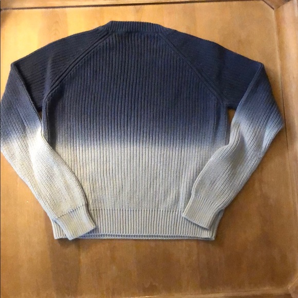 Acrobat Blue Ombré Cotton Sweater - Picture 2 of 5